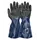 Showa CS711 chemical protective gloves, Blue/Black, Blue/Black, swatch