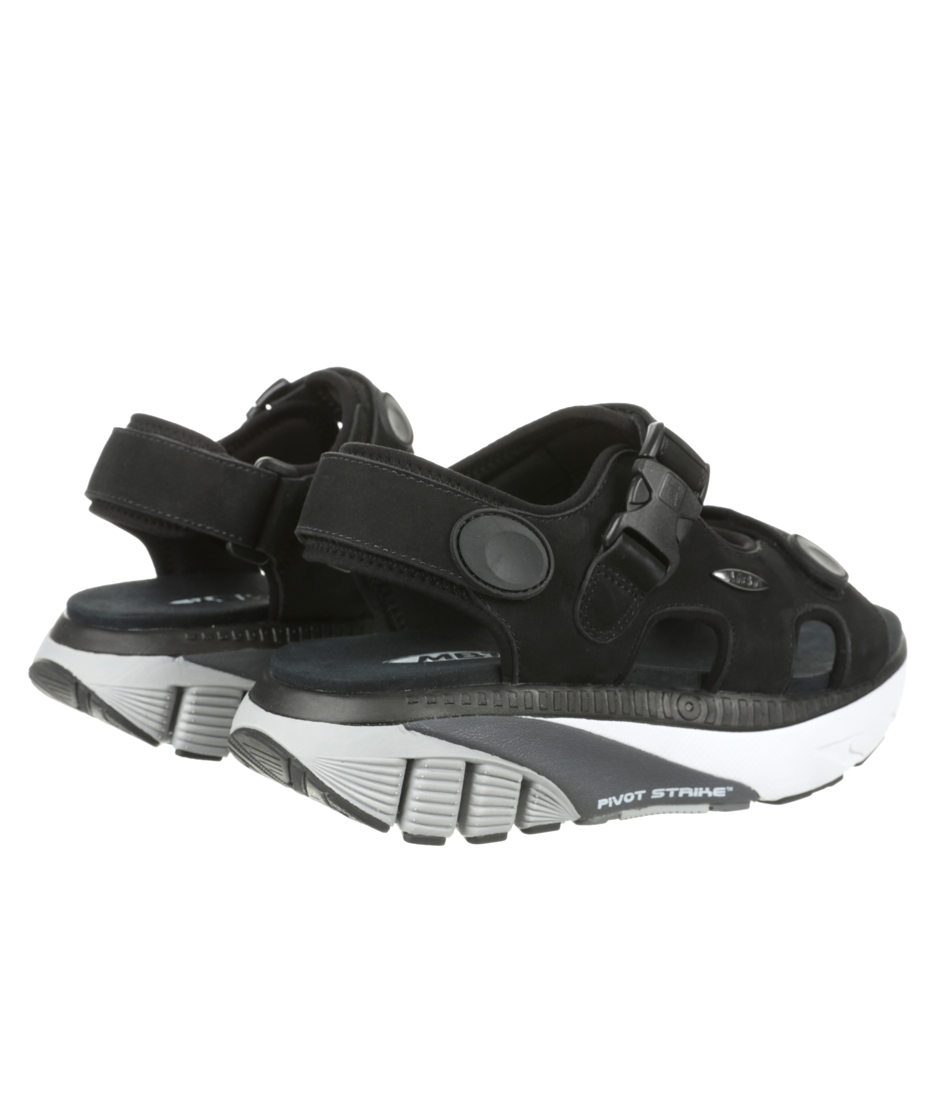 MBT MTR dame sandaler, Sort, large image number 3