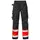 Fristads work trousers 2032, Hi-vis Red/Black, Hi-vis Red/Black, swatch