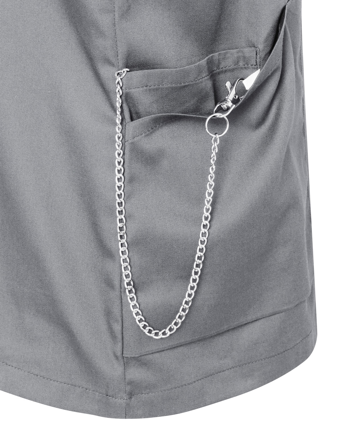 Karlowsky Essential kurz&auml;rmeliger Damen-Tunika, Platingrau, large image number 3