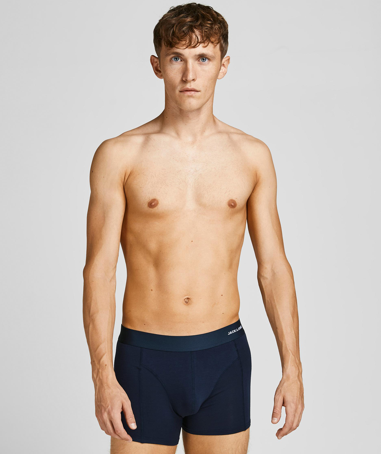 Jack & Jones JACBASIC 3-pack bambus kalsonger, Svart/bl&aring;/r&ouml;d