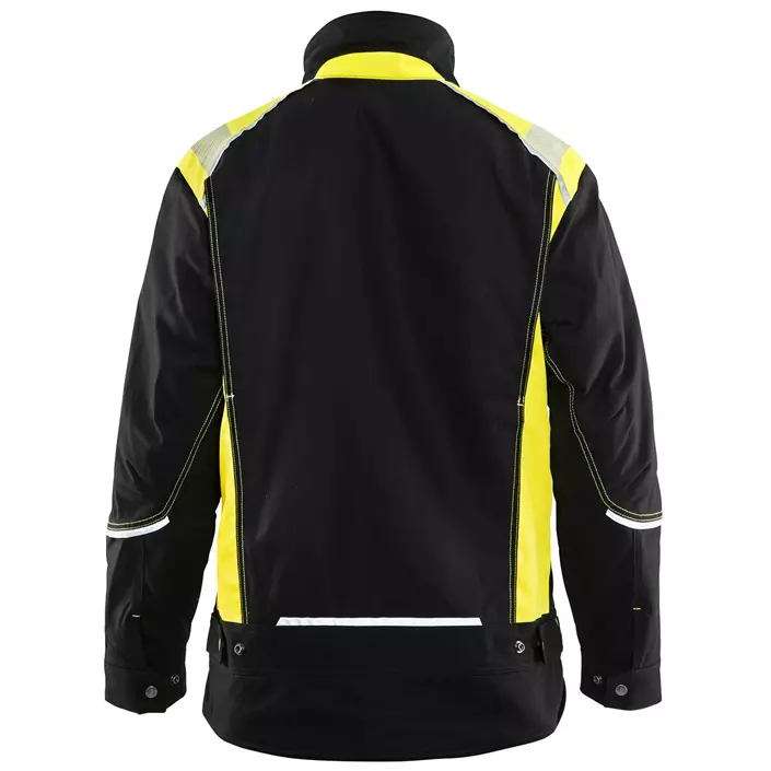 Blåkläder winter work jacket, Black/Yellow, large image number 1