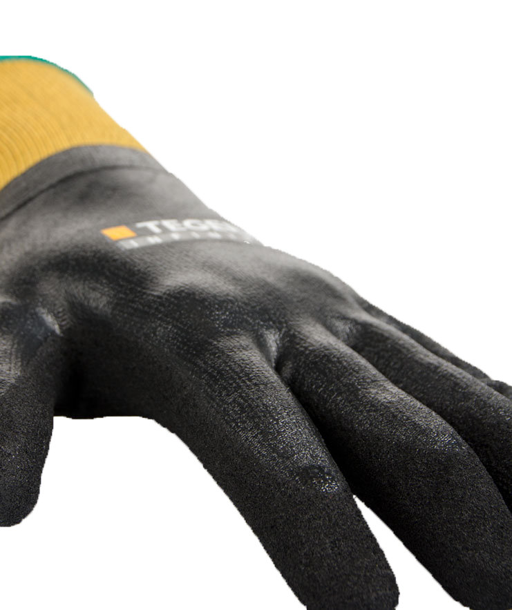 Tegera 8804 Infinity arbetshandskar, Svart/Gul