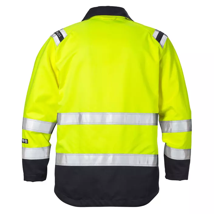 Fristads Flamestat women's jacket 4275, Hi-vis Yellow/Marine, large image number 1