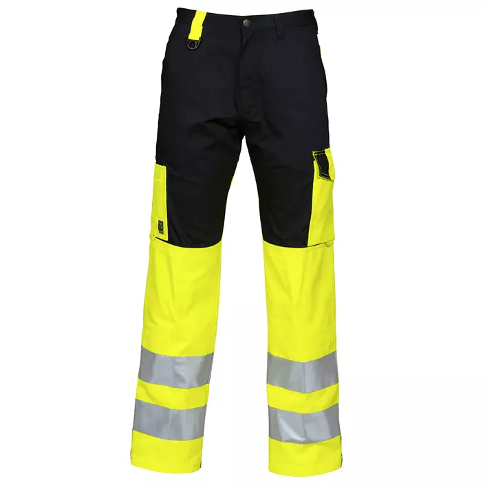 ProJob arbeidsbukse 6501, Hi-vis Gul/Svart, large image number 0
