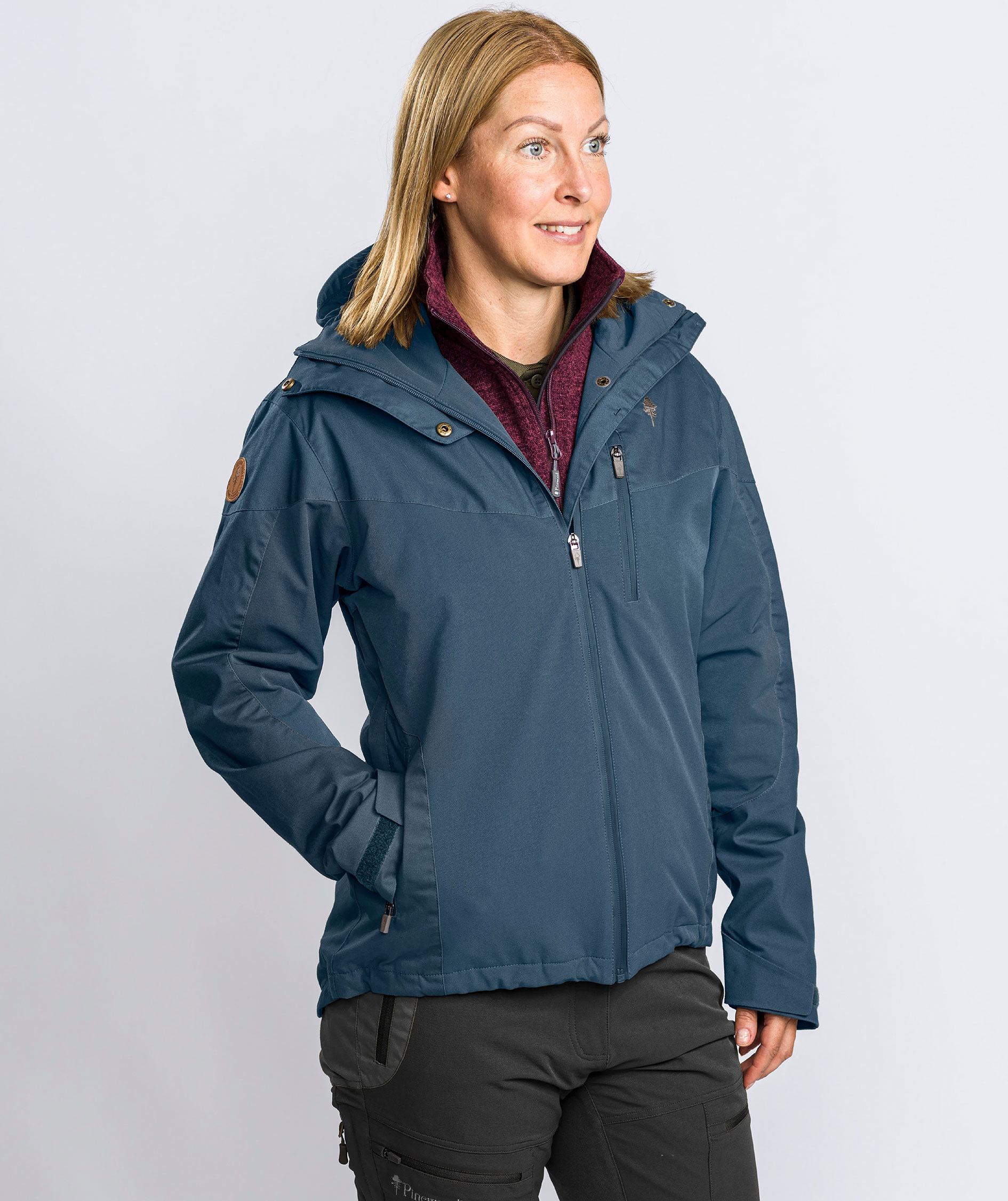 Pinewood&nbsp;Finnveden Hybrid Extreme damejakke, Dark Dive, large image number 3