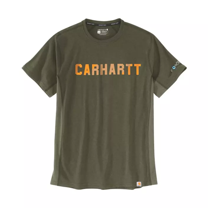 Carhartt Force T-skjorte, Basil Heather, large image number 0