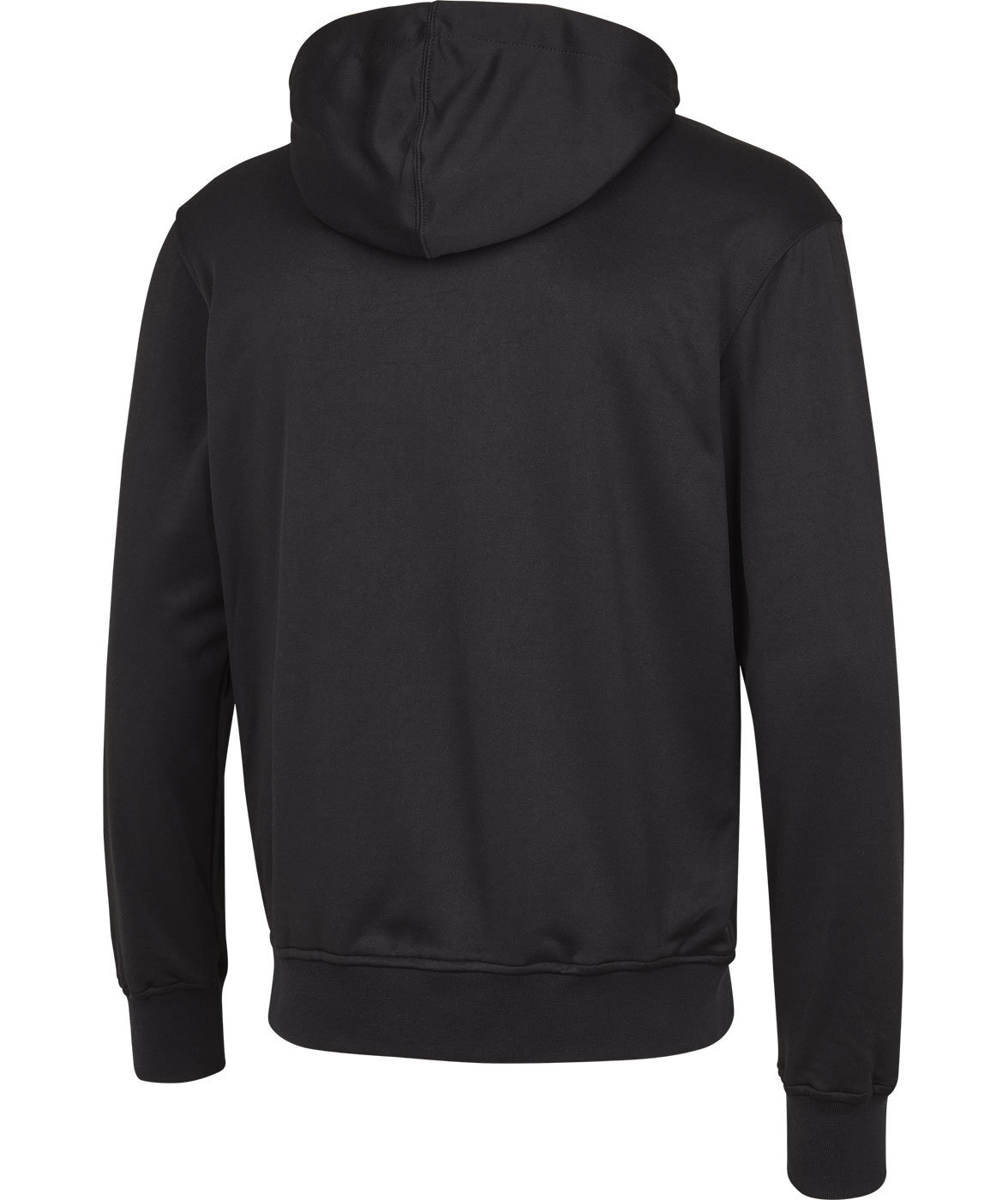IK hoodie with full zipper, Black