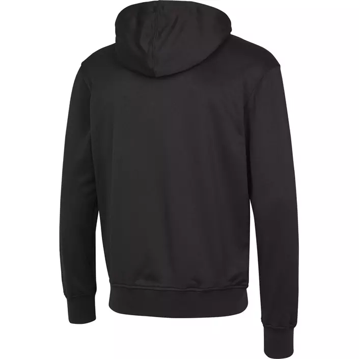 IK hoodie med blixtlås, Black, large image number 1