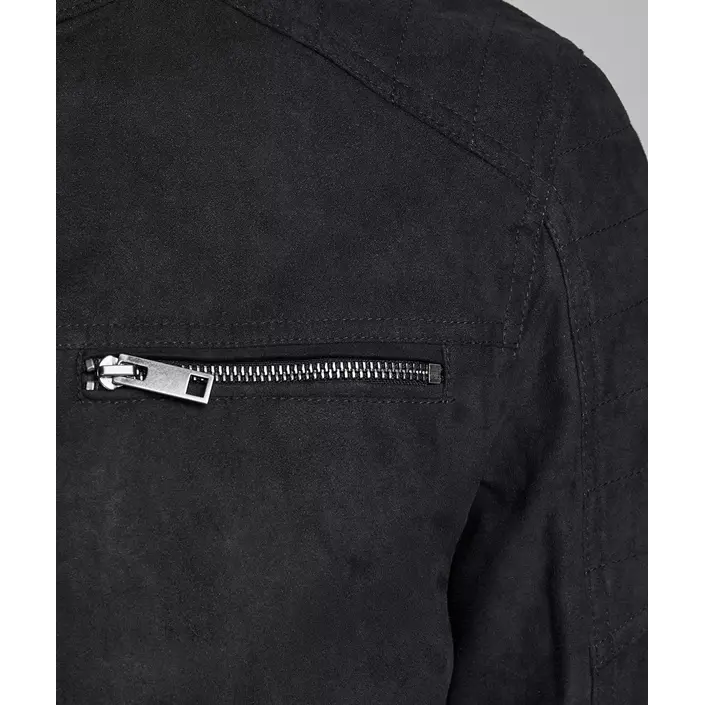 Jack & Jones JJEROCKY faux suede jacket, Jet black, large image number 4