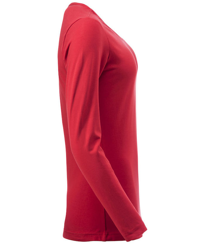 Clique Carolina long-sleeved women's T-shirt, Red, large image number 2