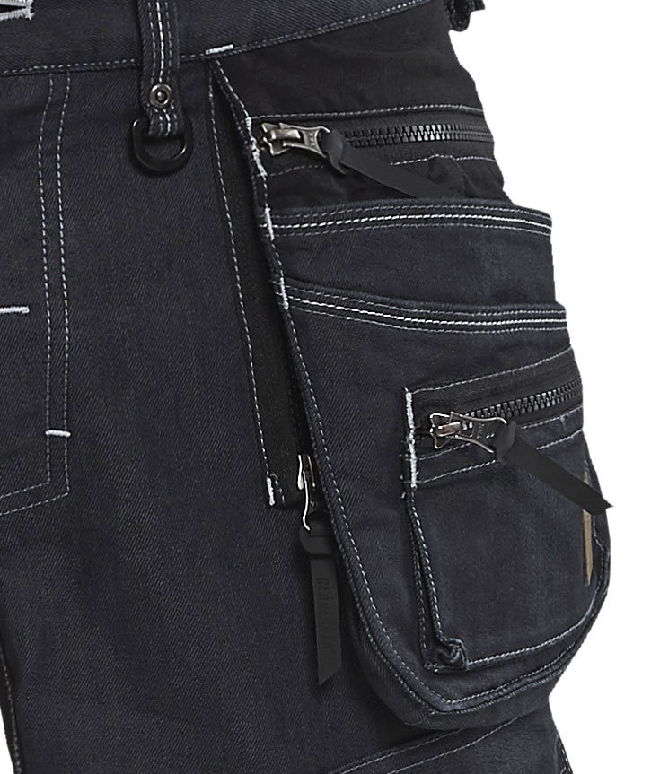 Bl&aring;kl&auml;der craftsman shorts, Black, large image number 3