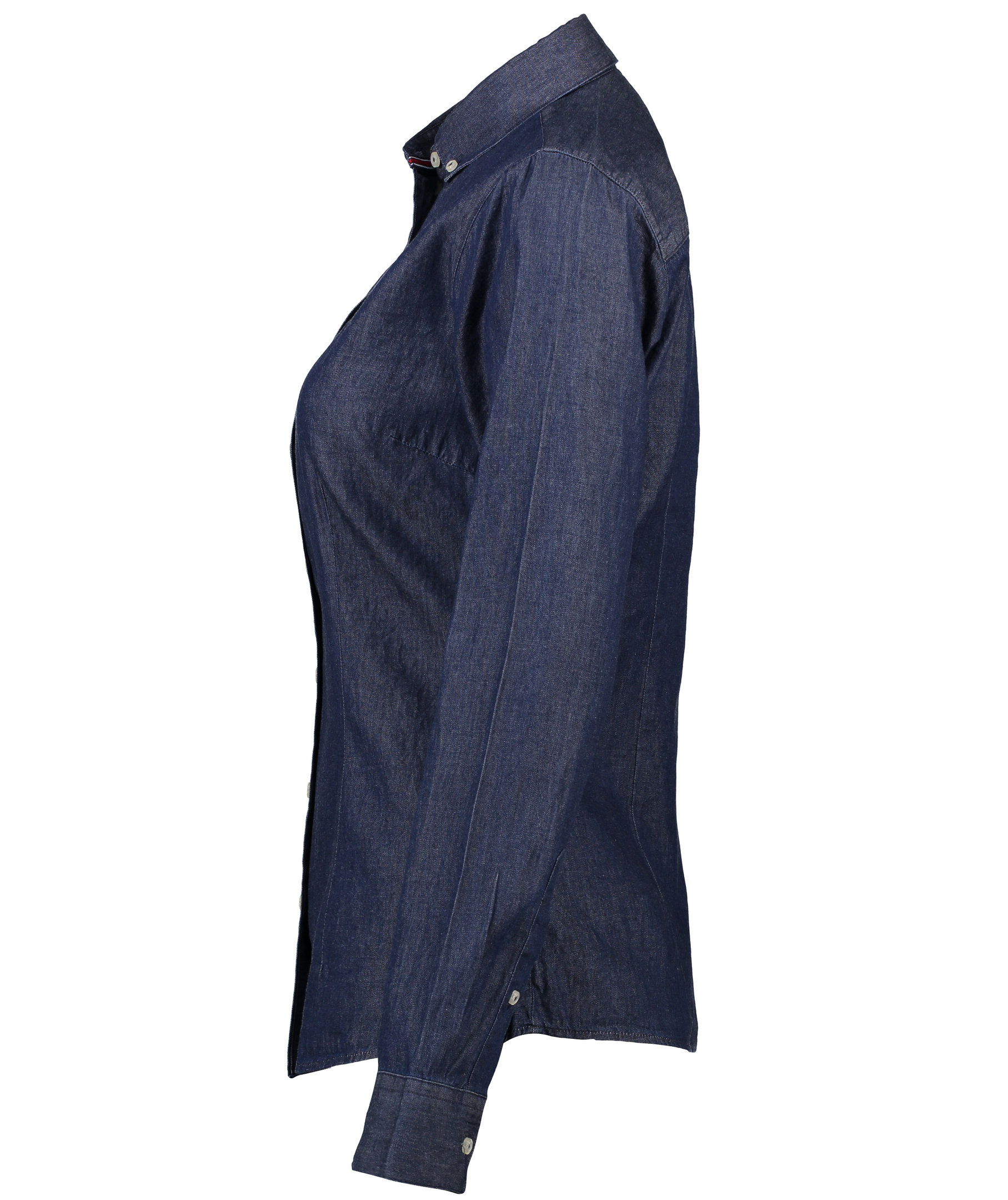 Seven Seas modern fit women's shirt denim, Indigo Blue, large image number 3