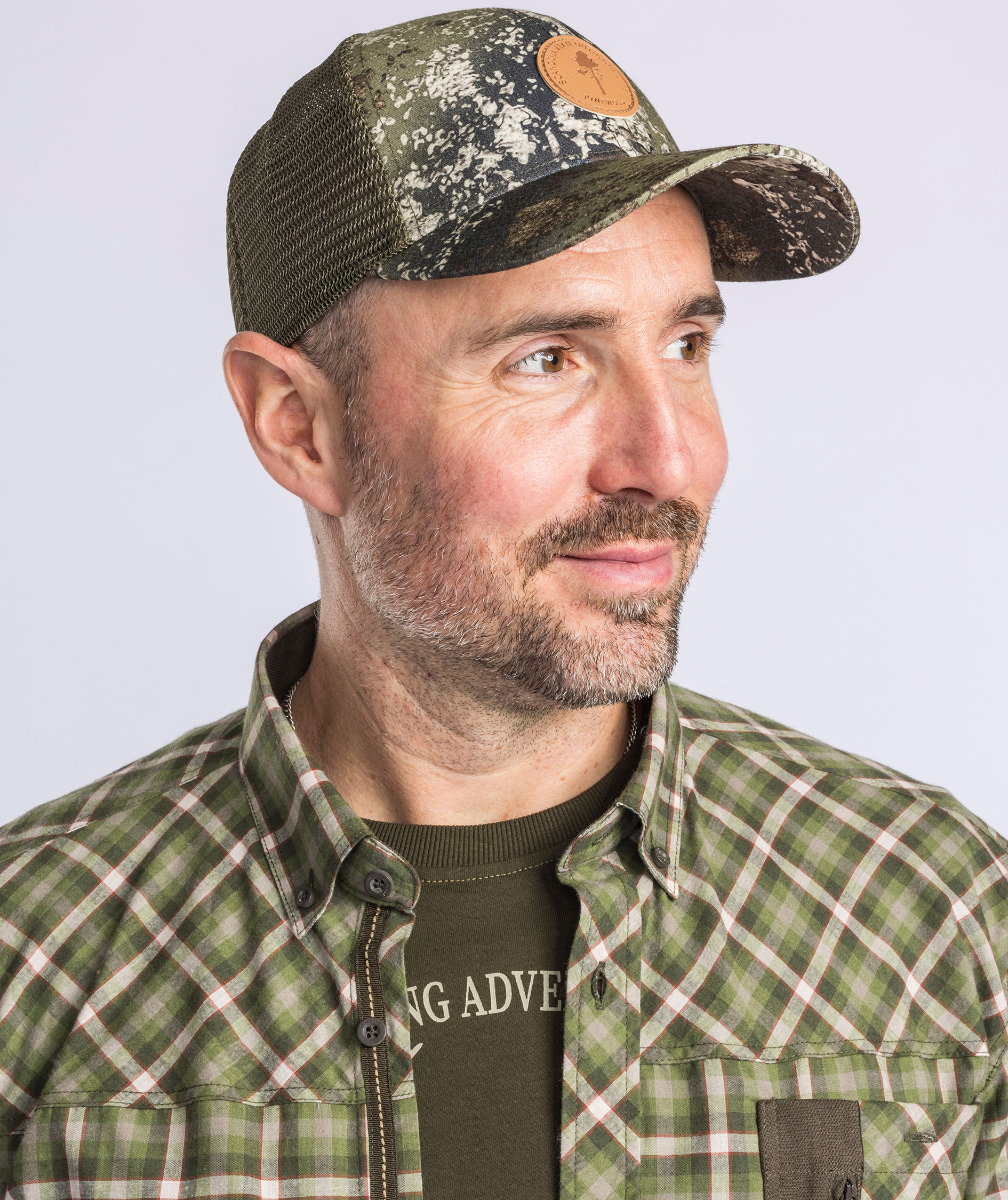 Pinewood Hunters Mesh kasket, Strata/Moss Green, Strata/Moss Green, large image number 3