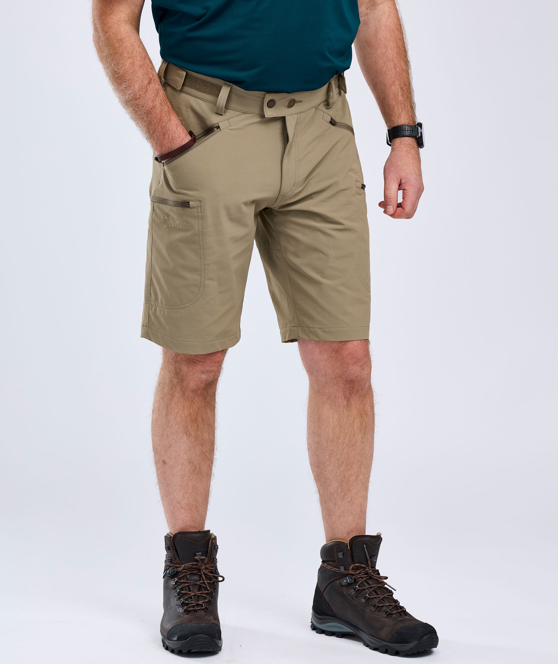 Pinewood Abisko Light Stretch shorts, Mole Brown, large image number 3