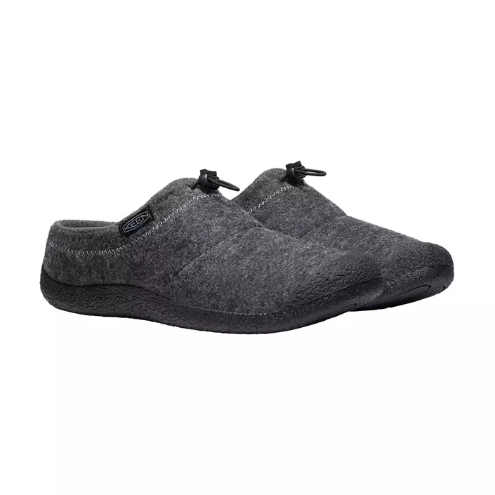 Keen Howser III slide sneakers, Charcoal grey felt/black, large image number 2