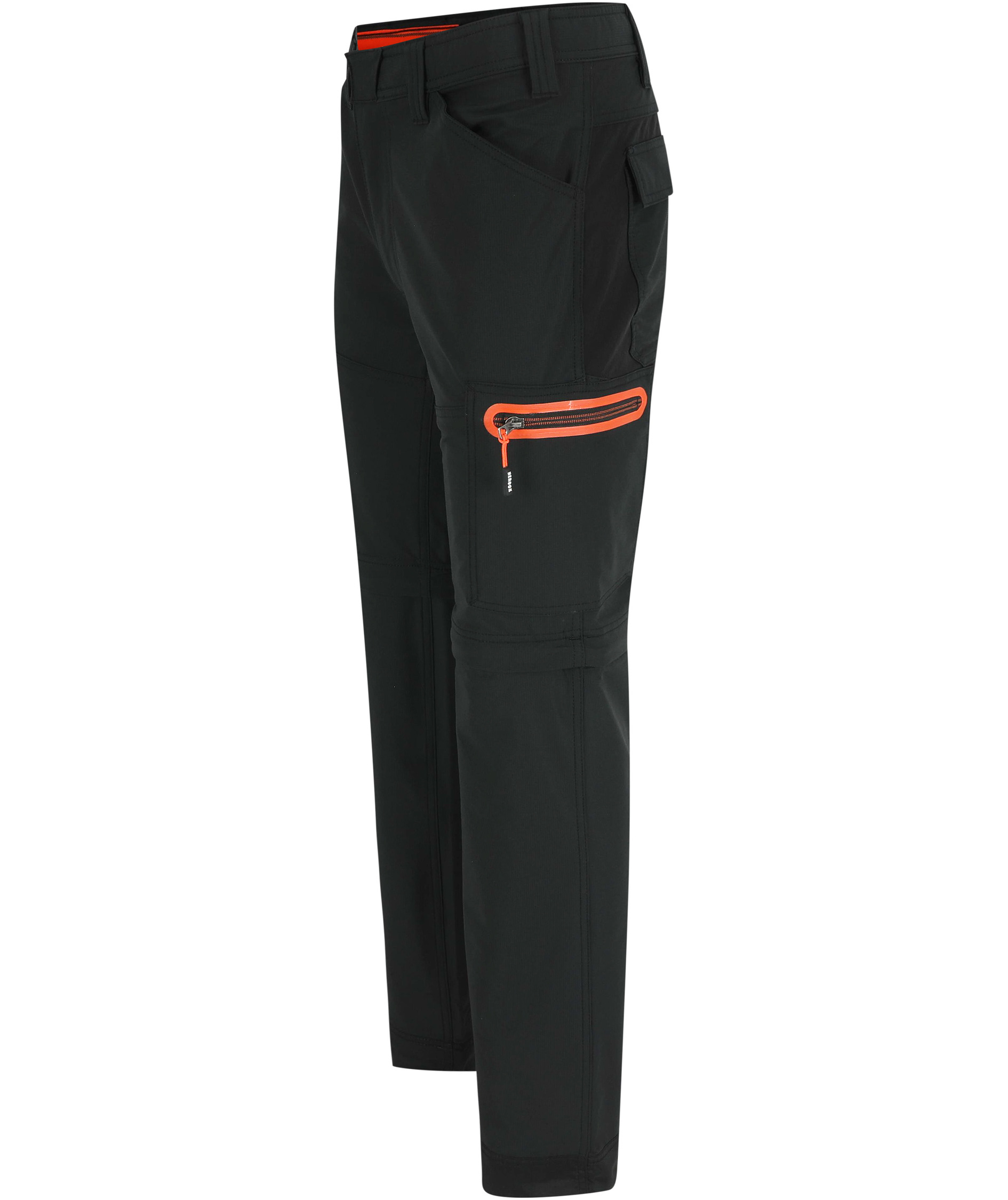 HEROCK Tornado Zip-off service trousers, Black, large image number 8