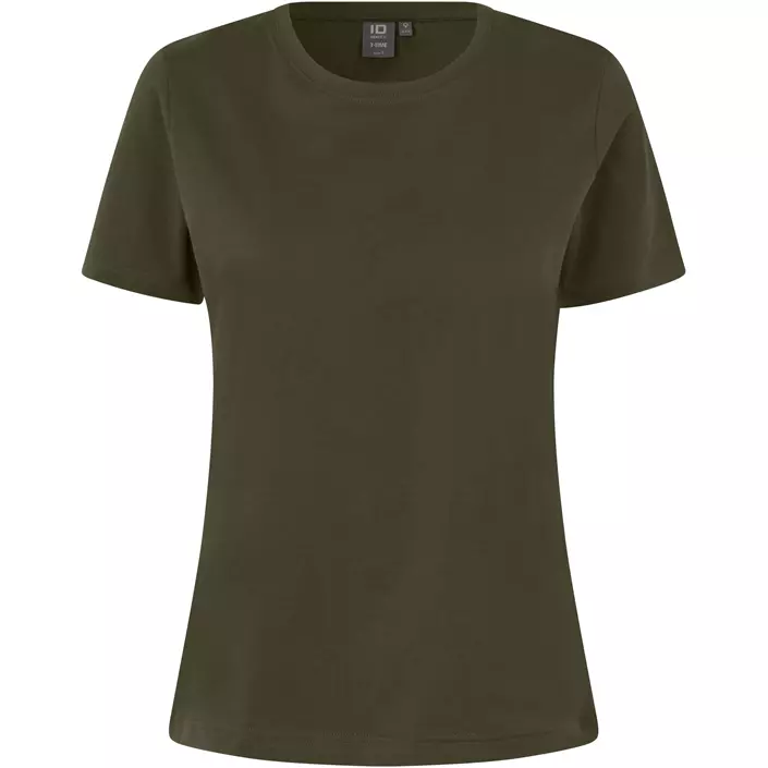 ID T-Time dame T-shirt, Oliven, large image number 0