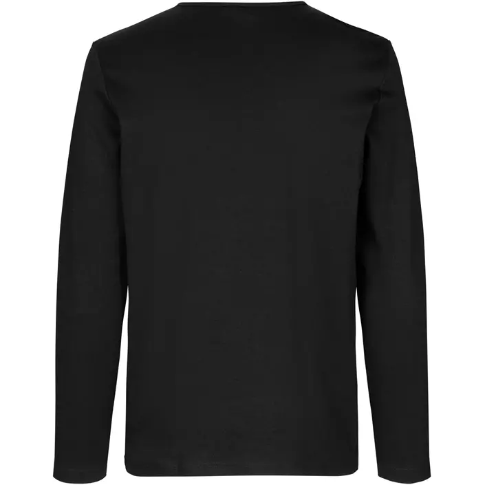 ID Interlock langärmeliges T-Shirt, Schwarz, large image number 1