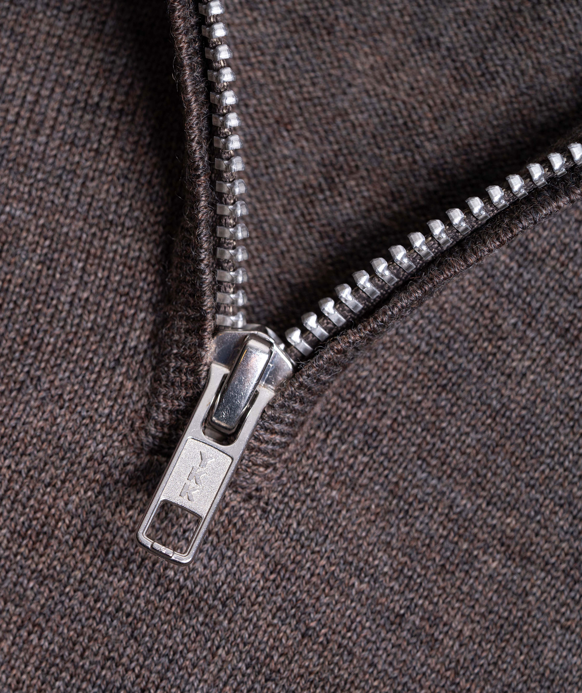 Clipper Milan knitted pullover with zipper