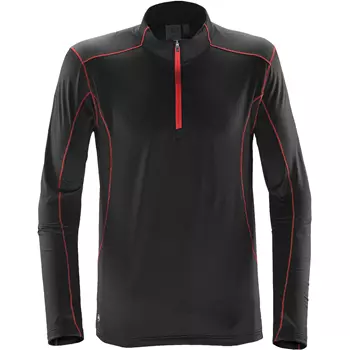 Stormtech Pulse baselayer sweater, Black/Red