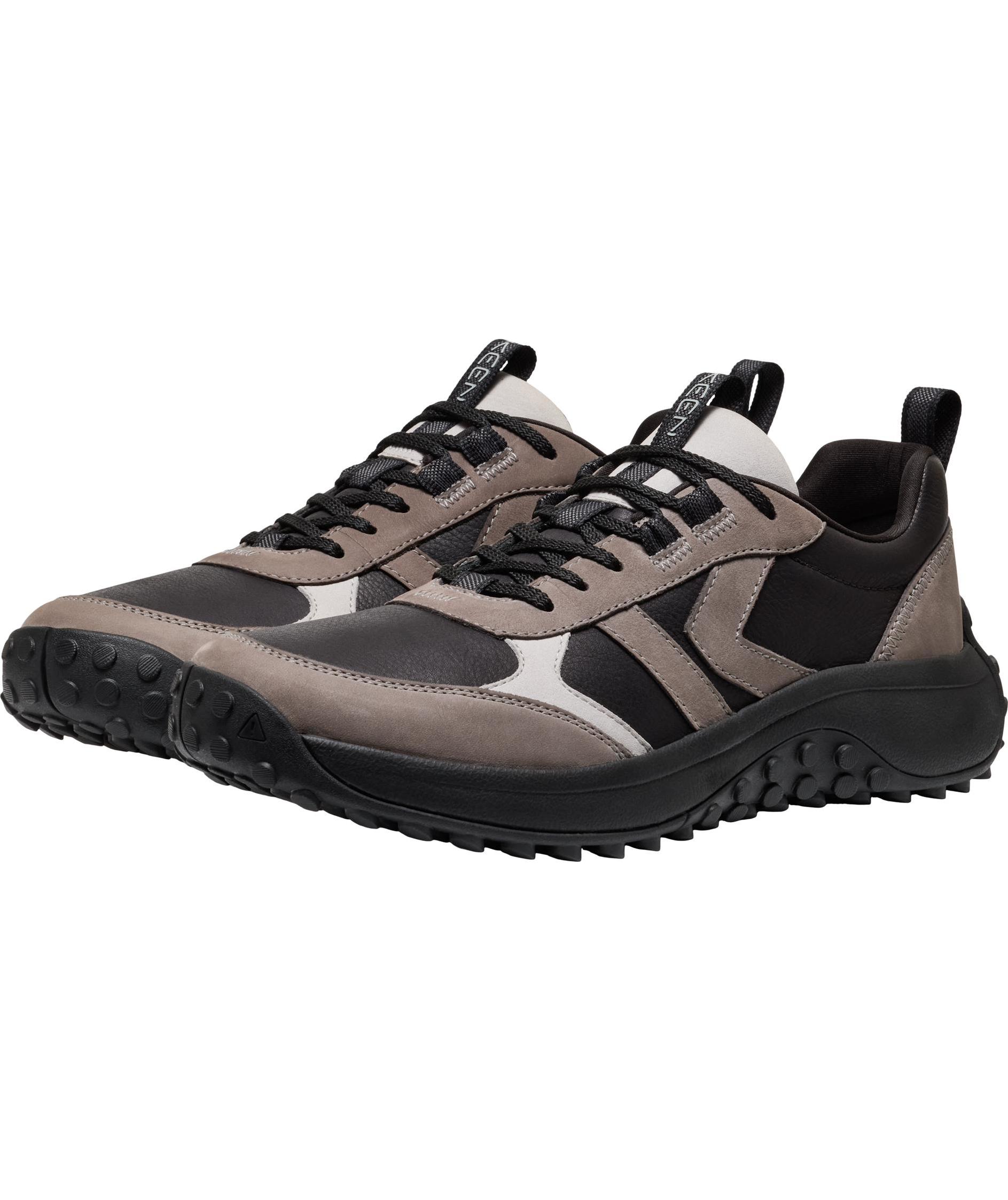 Keen KS86 Lea sneakers, Black/Steel Grey, large image number 4