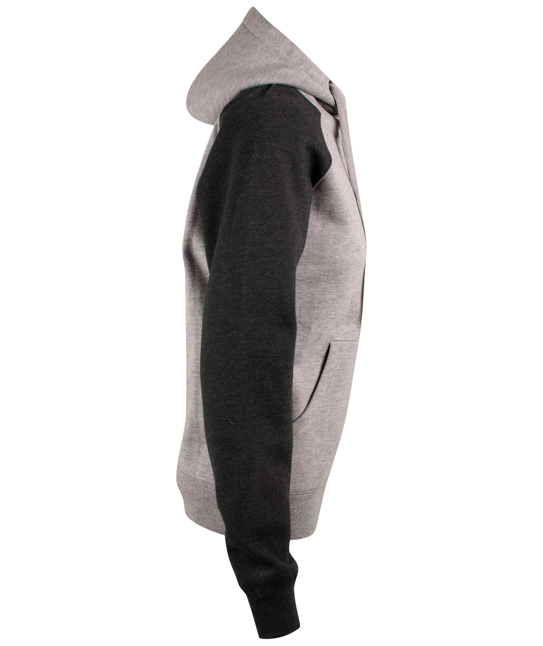 YOU Katherine Raglan women's hoodie, Grey melange/coke melange, large image number 2