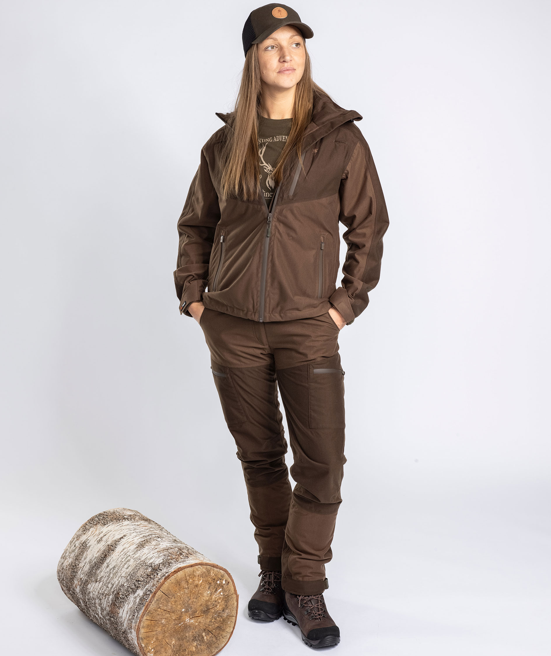 Pinewood&nbsp;Retriever Active damejakke, Hunting Brown/Suede Brown, large image number 9