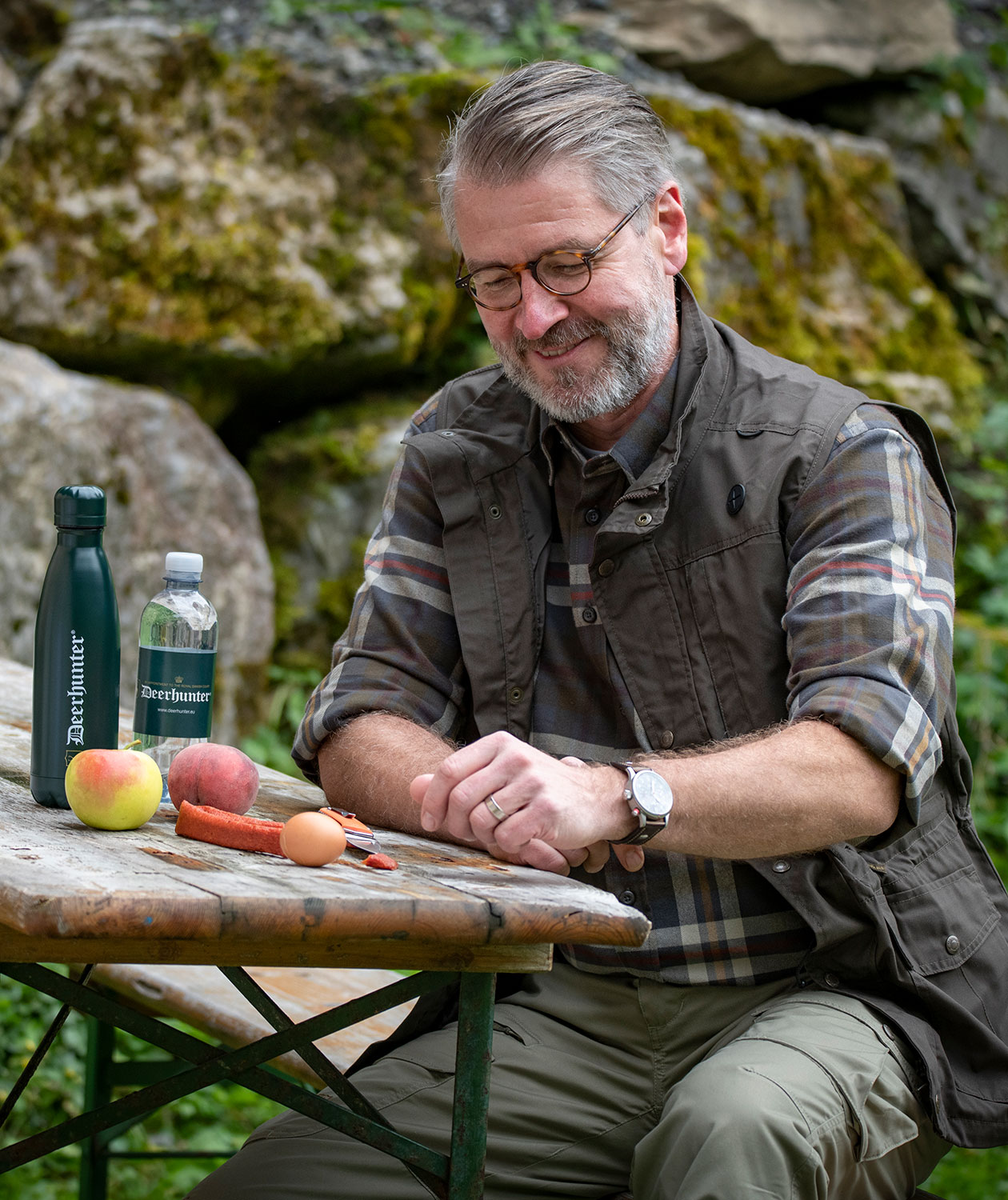 Deerhunter Ronald flannel shirt shirt, Yellow Check