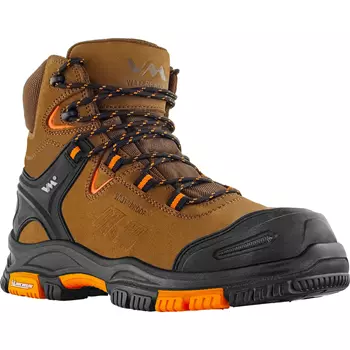 VM Footwear Arkansas safety boots S3, Brown/black/orange
