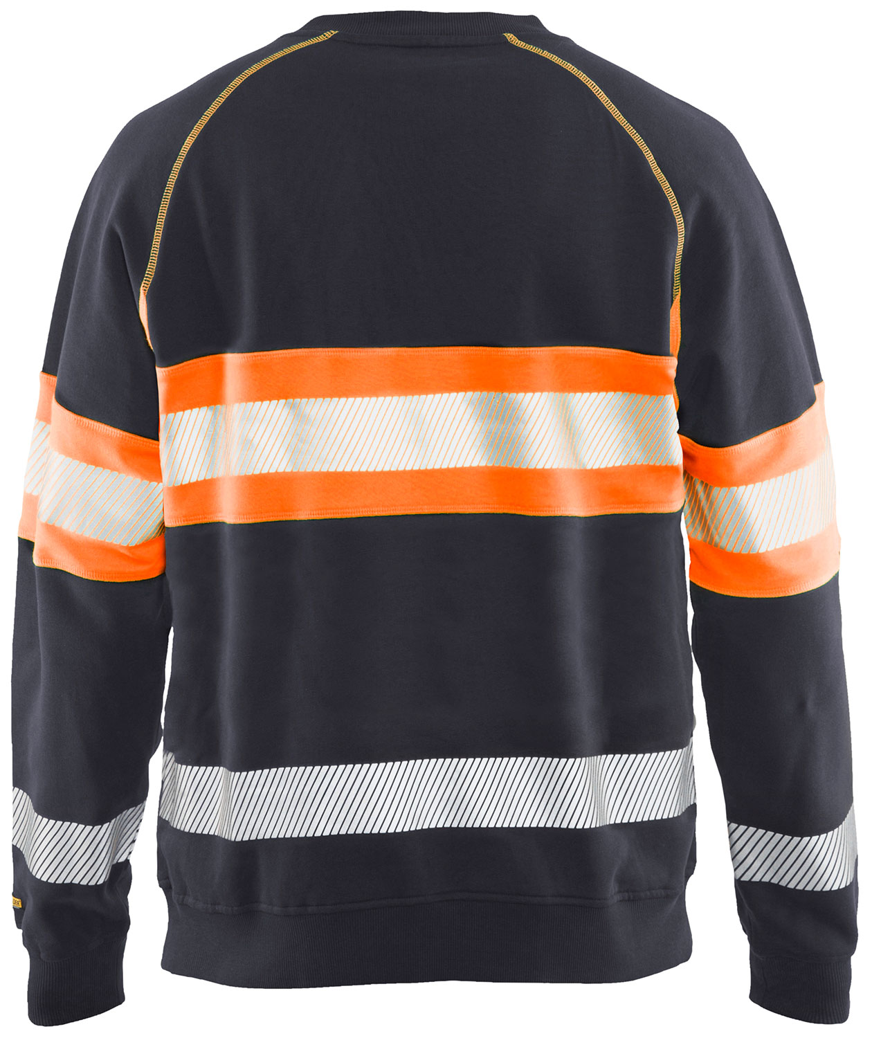 Bl&aring;kl&auml;der sweatshirt, Medium grey/Hi-Vis Orange