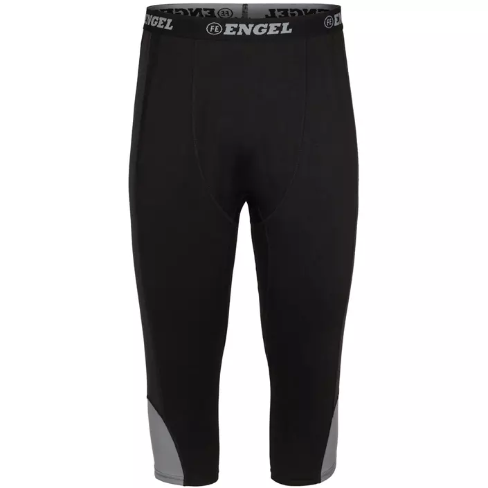 Engel 3/4 thermal underpants 3/4-length, Black/Anthracite, large image number 0