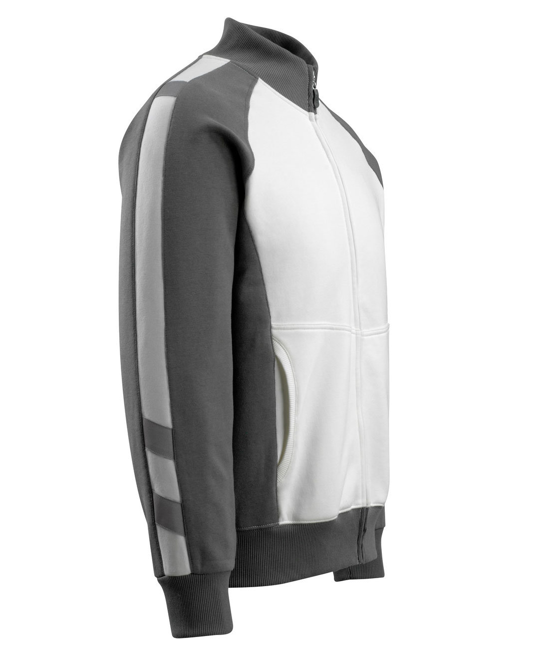 Mascot Unique Amberg Work sweatshirt, White/Dark Antracit, large image number 3