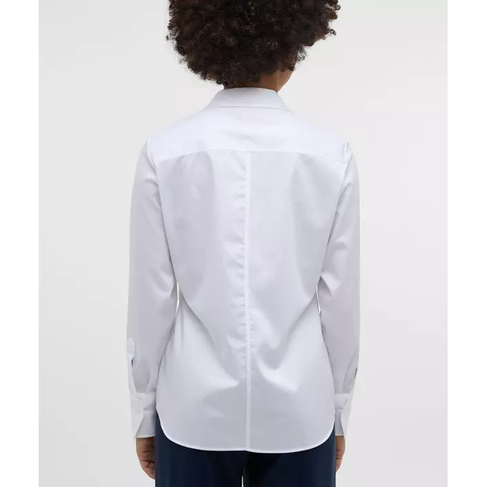Eterna Satin Stretch dameskjorte - Modern Fit, White , large image number 2