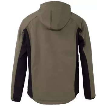 Tee Jays Performance softshell jacket with hood, Olive/Black
