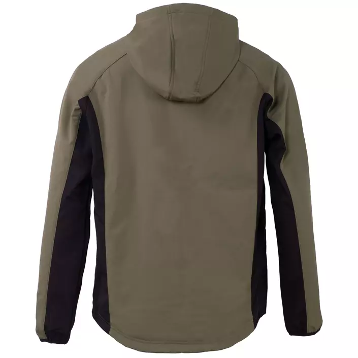 Tee Jays Performance softshell jacket with hood, Olive/Black, large image number 1