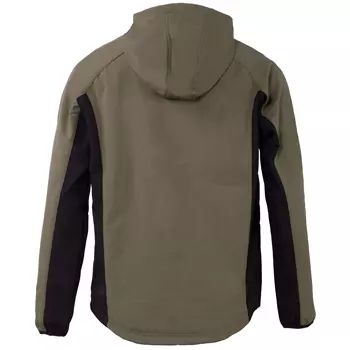 Tee Jays Performance softshell jacket with hood, Olive/Black