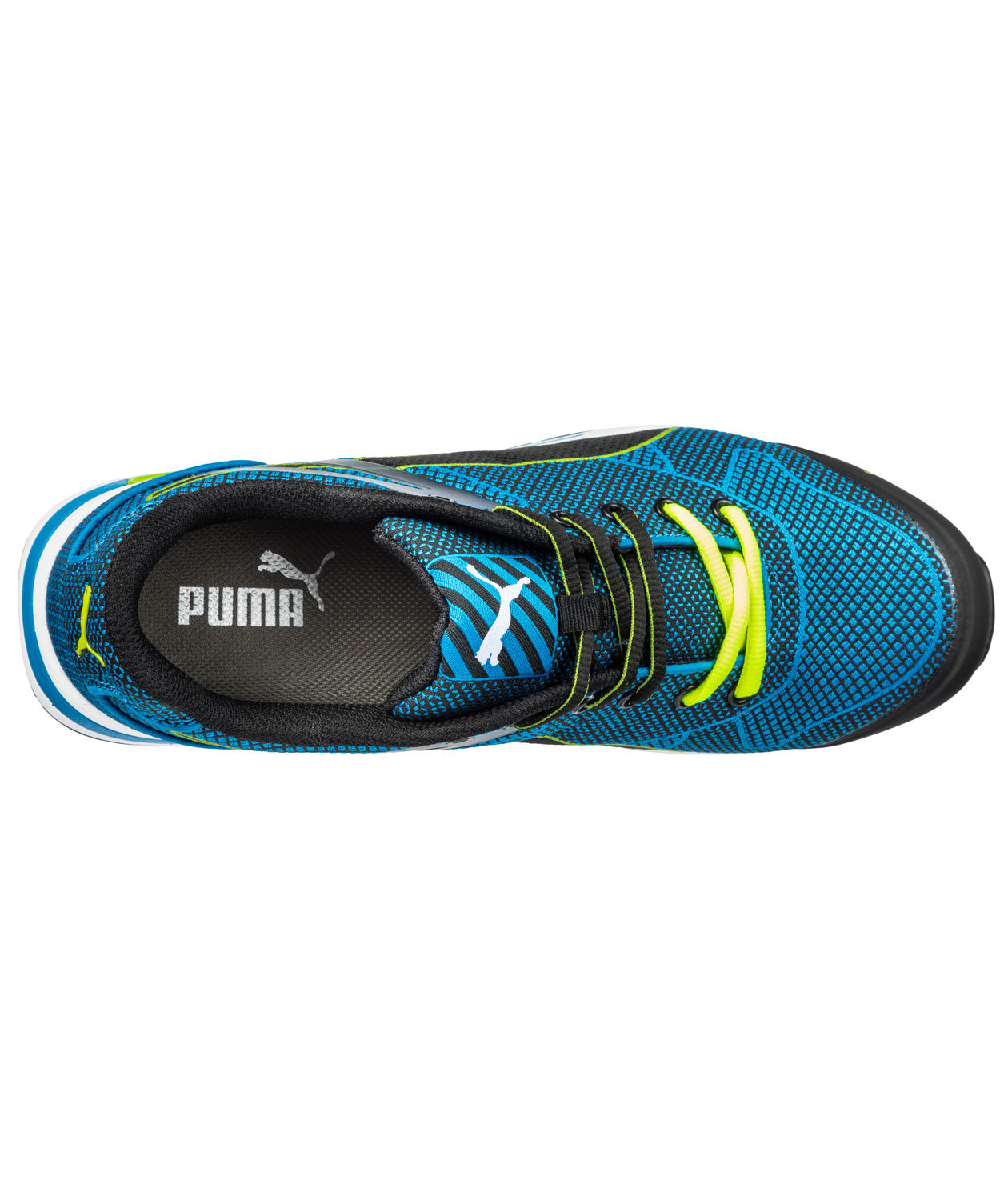 Puma Blaze Knit Low skyddsskor S1P, Bl&aring;/Gr&ouml;n, Bl&aring;/Gr&ouml;n, large image number 3