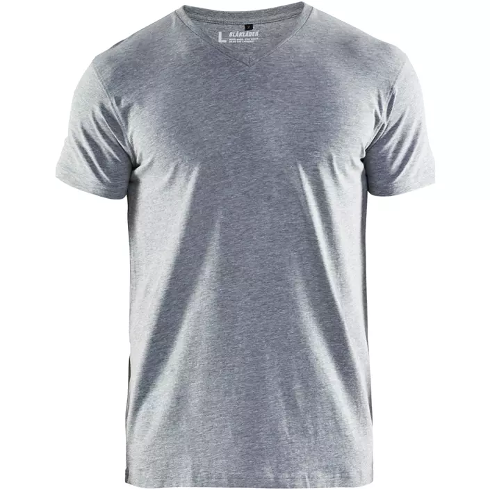 Blåkläder T-shirt, Gråmeleret, large image number 0