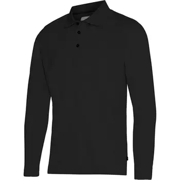 Pitch Stone long-sleeved polo shirt, Black