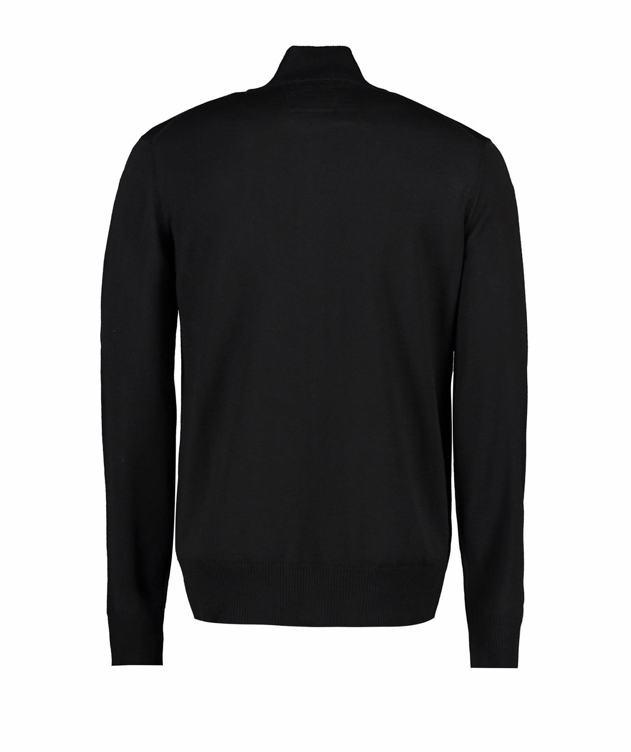 Seven Seas knitted Cardigan with merino wool, Black, large image number 1