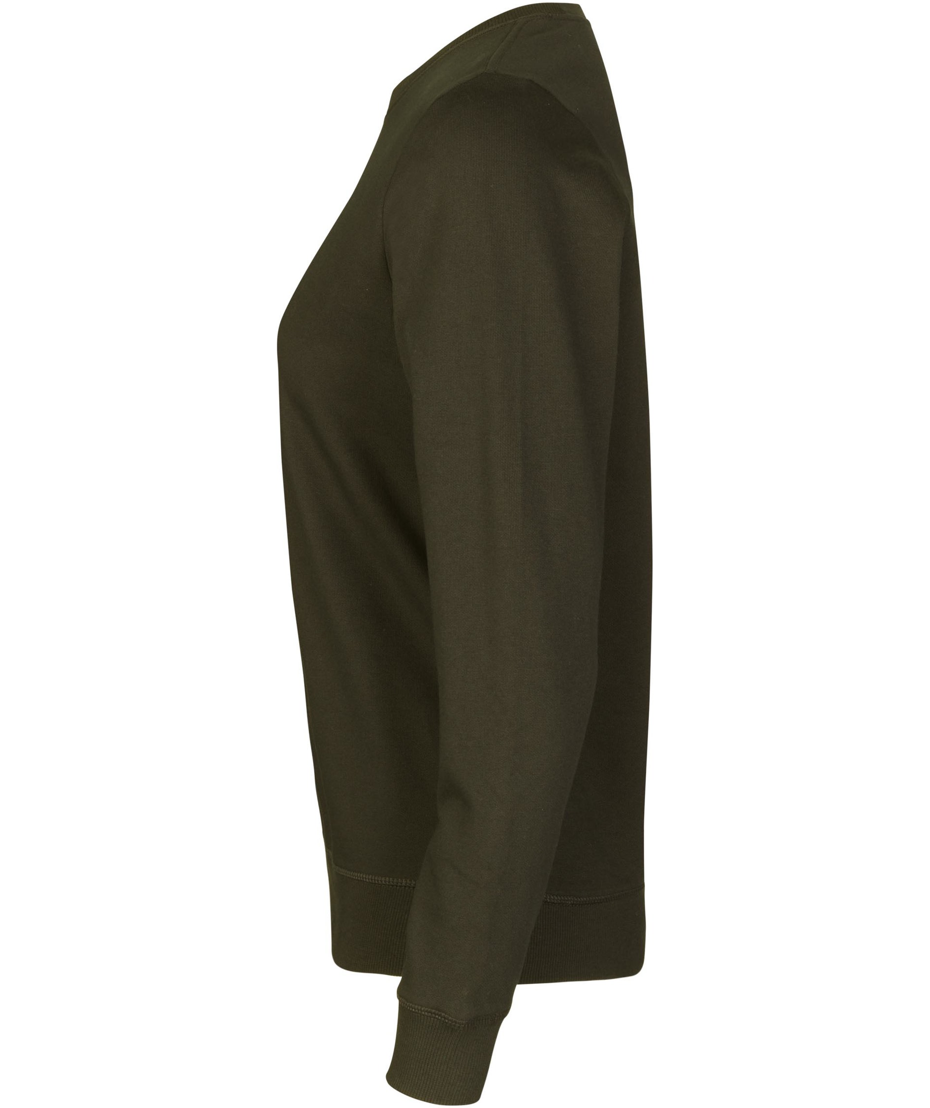 ID ekologisk sweatshirt dam, Olivgr&ouml;n, large image number 3