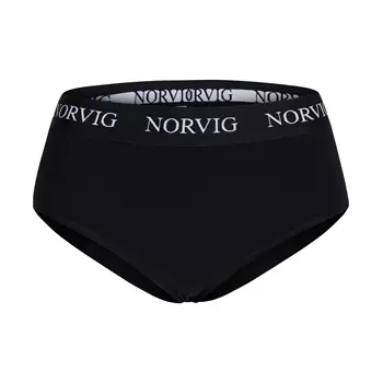 NORVIG 3-pack maxi trosor, dam, Svart
