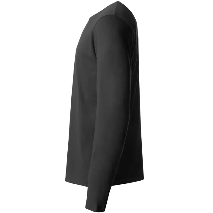 Clique Basic-T langermet T-skjorte, Black, large image number 4