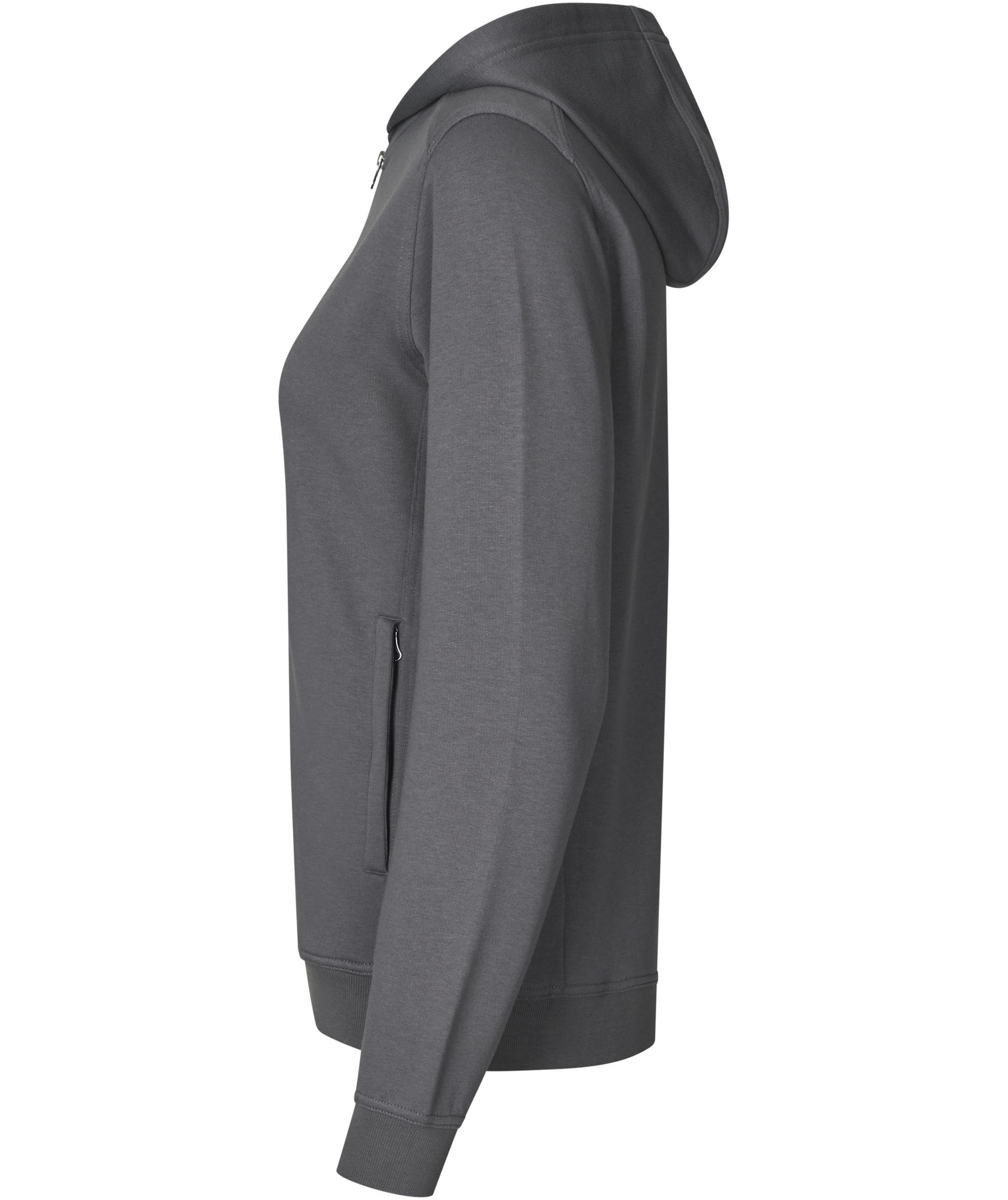 ID Pro Wear Care dame h&aelig;ttetr&oslash;je med lyn, Silver Grey, large image number 2