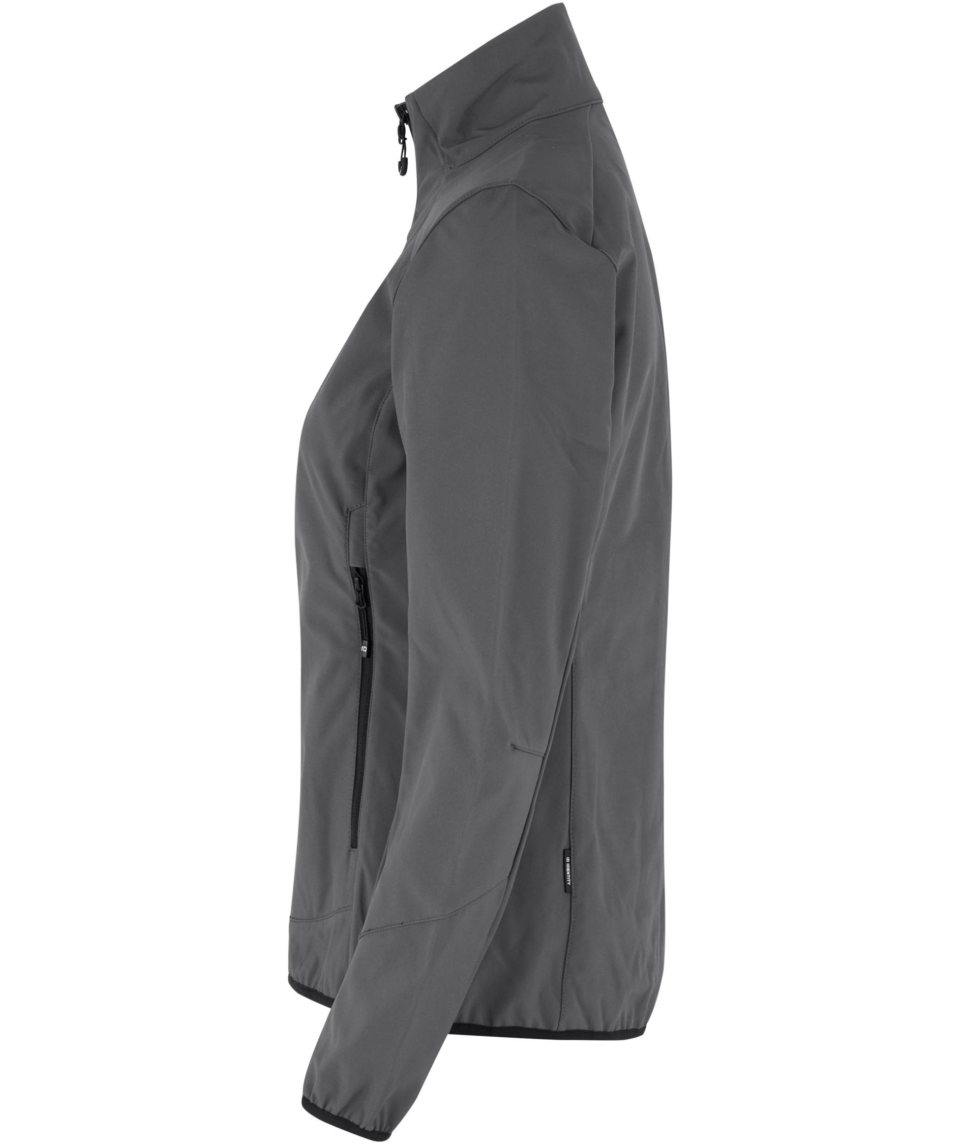 ID functional women's softshell jacket, Silver Grey, large image number 2