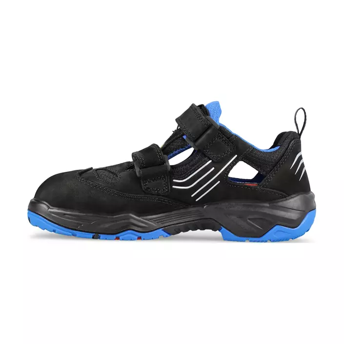2nd quality product Elten Ambition blue easy safety sandals S1, Black, large image number 1