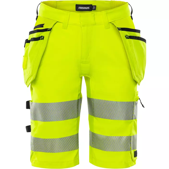 Fristads dame håndværkershorts 2667 GSTP full stretch, Hi-Vis Gul, large image number 0