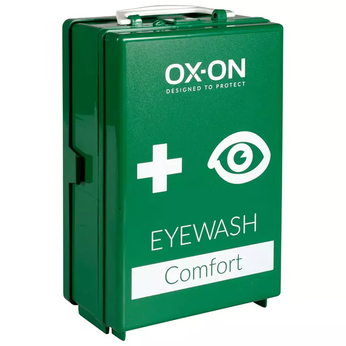 OX-ON Comfort station inkl. 2 x 500 ml ögonsköljning, Grön, Grön, large image number 1