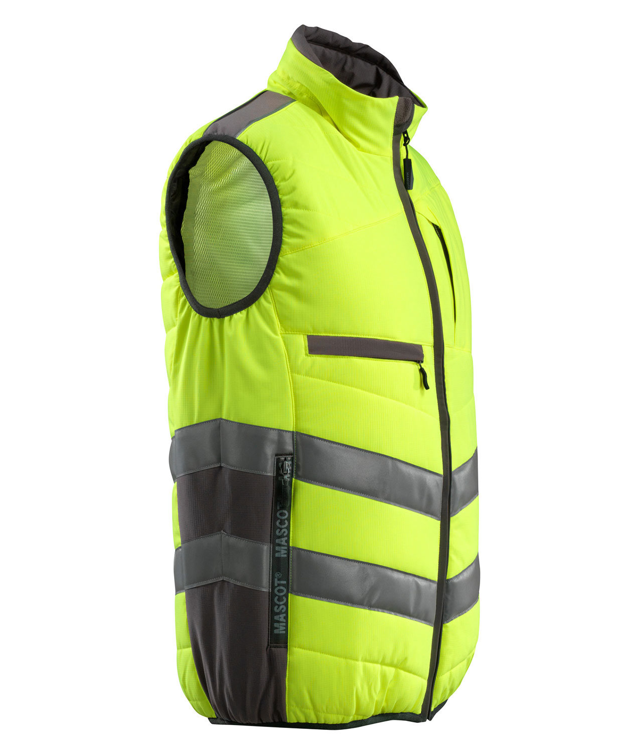 Mascot Safe Supreme Grimsby quilted vest, Hi-vis Yellow/Dark anthracite, large image number 3